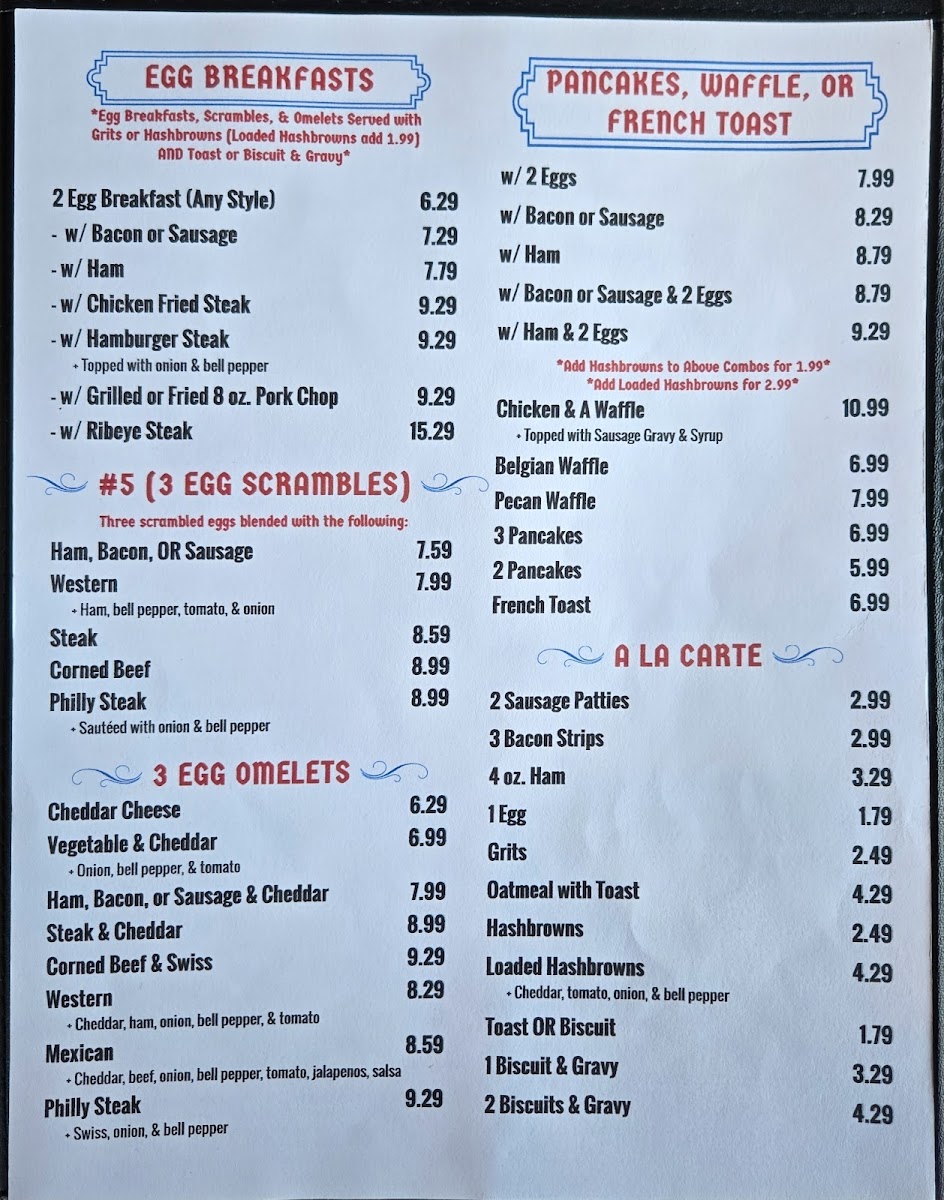 Menu Lewis' Family Restaurant-2